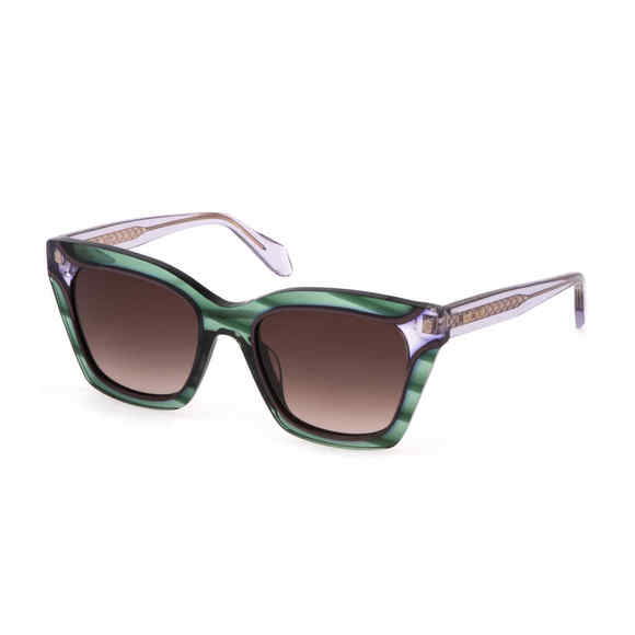 JUST CAVALLI SUN SJC024V Sunglasses TRASP.-GREEN-0VBT 52mm
